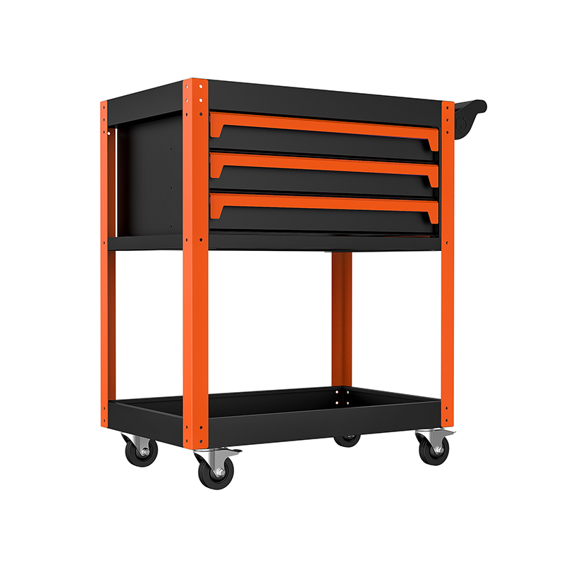 3 drawers tool trolley